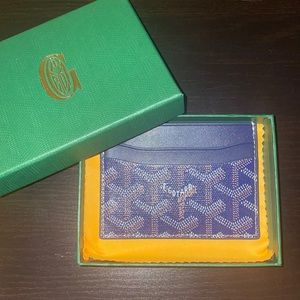 Navy Blue Goyard Card holder
